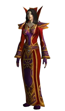 The Magister’s Regalia set on a character