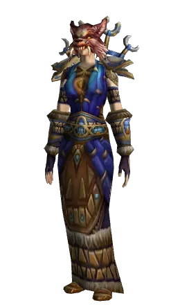 The The Elements set on a character