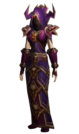 The Dreadmist Raiment set on a character